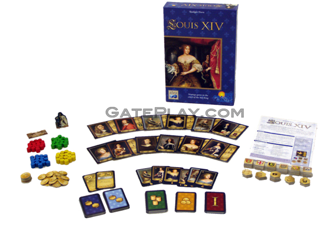 Louis XIV Strategy Board Game by Rio Grande Games 2005 UNPUNCHED SEALED  Pieces