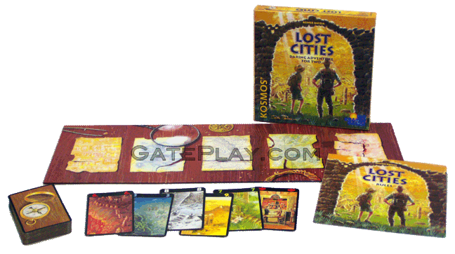 stoeprand Microbe rukken Lost Cities Card Game - Rio Grande Games - Kosmos - Reiner Knizia -  GatePlay.com - Gateway To Great Games