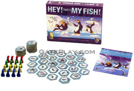 Games - Hey! That's My Fish Board Game - Gateway Board Games -  Mayfair Games - Phalanx Games - Alvydas Jakeliunas & Günter Cornett